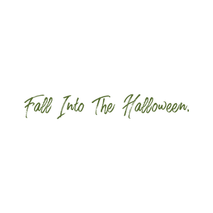 fall into the halloween quote SVG PNG design