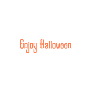 enjoy halloween quote SVG PNG design with bold lettering