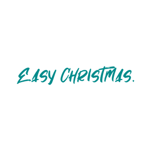 easy christmas quote SVG PNG design with bold lettering