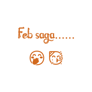 feb saga quote SVG PNG design with hand-drawn style