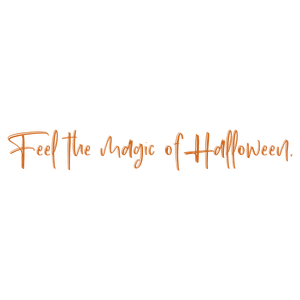feel the magic of halloween quote SVG PNG design
