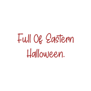 full of eastern halloween quote SVG PNG design with bold lettering