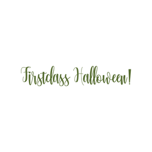 firstclass halloween quote SVG PNG design