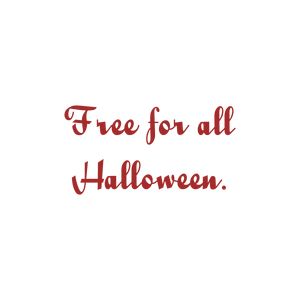 free for all halloween quote SVG PNG design with bold lettering