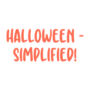 halloween simplified quote SVG PNG design with bold lettering