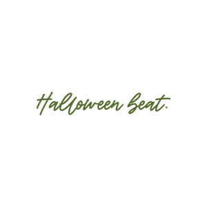 halloween beat quote SVG PNG design with hand-drawn style, bold lettering