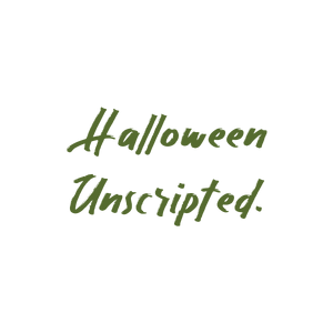 halloween unscripted quote SVG PNG design with hand-drawn style, bold lettering