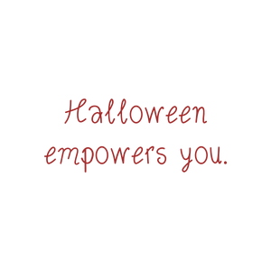 halloween empowers you quote SVG PNG design with hand-drawn style, an uplifting message