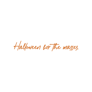 halloween for the masses quote SVG PNG design with hand-drawn style