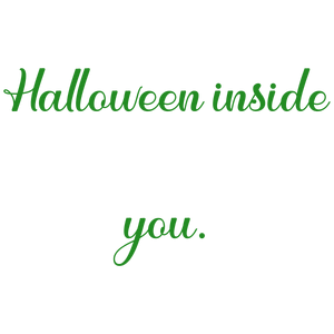halloween inside you quote SVG PNG design with bold lettering