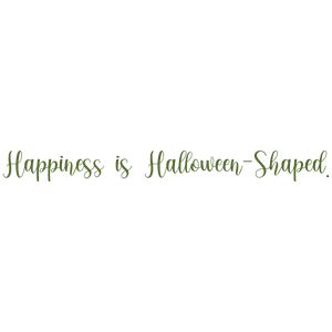 happiness is halloween shaped quote SVG PNG design