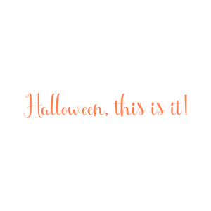 halloween this is it quote SVG PNG design