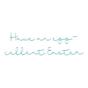 have an egg cellent easter quote SVG PNG design with hand-drawn style