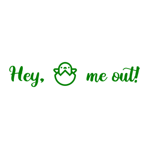 hey me out quote SVG PNG design with hand-drawn style
