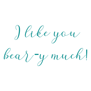 i like you bear y much quote SVG PNG design