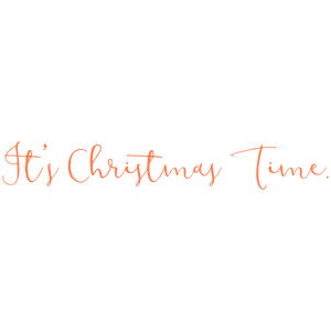 it's christmas time quote SVG PNG design