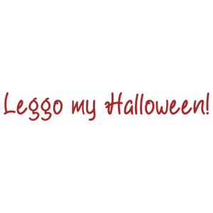 leggo my halloween quote SVG PNG design with hand-drawn style
