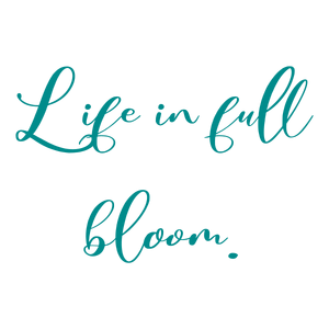 life in full bloom quote SVG PNG design with an uplifting message