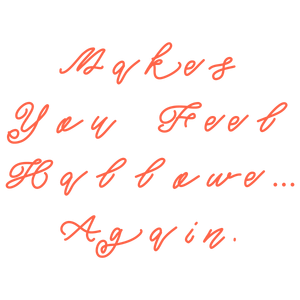 makes you feel halloween again quote SVG PNG design with bold lettering