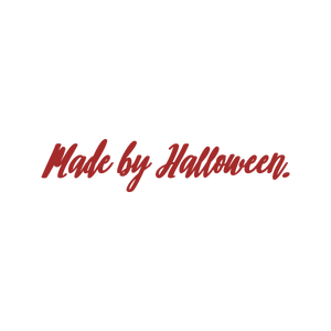 made by halloween quote SVG PNG design with bold lettering