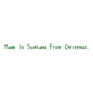 made in scotland from christmas quote SVG PNG design with bold lettering