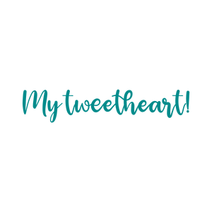my tweetheart quote SVG PNG design
