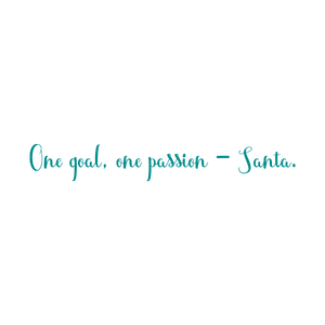 one goal passion santa quote SVG PNG design with an uplifting message