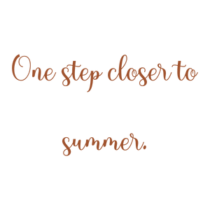 one step closer to summer quote SVG PNG design