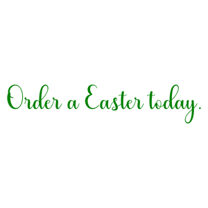 order a easter today quote SVG PNG design with bold lettering