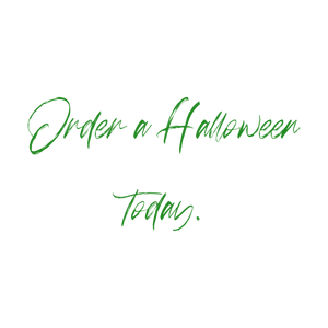 order a halloween today quote SVG PNG design with hand-drawn style, bold lettering