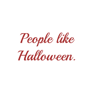 people like halloween quote SVG PNG design