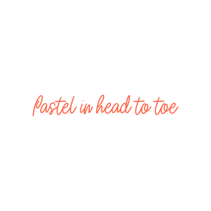 pastel in head to toe quote SVG PNG design with bold lettering