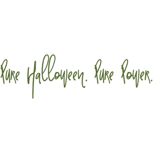 pure halloween powerqpgfdsdfa1y quote SVG PNG design with bold lettering