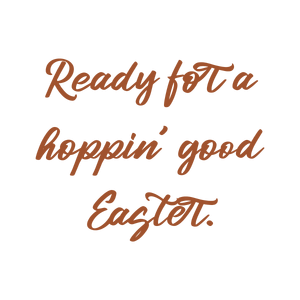 ready for a hoppin' good easter quote SVG PNG design