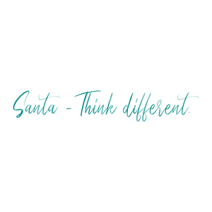 santa think different quote SVG PNG design