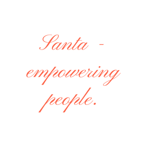 santa empowering people quote SVG PNG design with an uplifting message