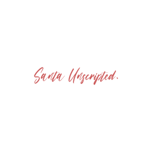 santa unscripted quote SVG PNG design with bold lettering