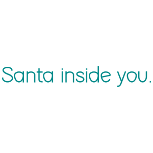 santa inside you quote SVG PNG design with an uplifting message