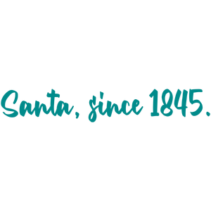 santa since 1845 quote SVG PNG design with bold lettering