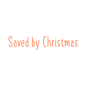 saved by christmas quote SVG PNG design