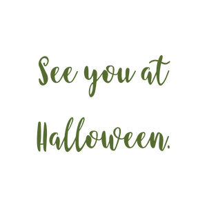 see you at halloween quote SVG PNG design with hand-drawn style