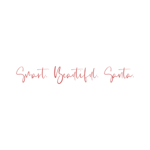 smart beautiful santakrfh5d1o5kt quote SVG PNG design with an uplifting message