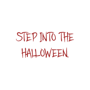 step into the halloween quote SVG PNG design with bold lettering