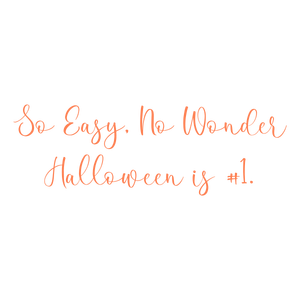 so easy no wonder halloween is 1 quote SVG PNG design with bold lettering