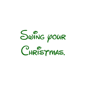 swing your christmas quote SVG PNG design