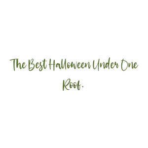 the best halloween under one roof quote SVG PNG design with bold lettering