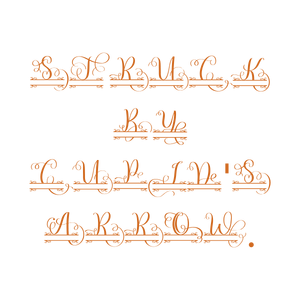 struck by cupid's arrow quote SVG PNG design with bold lettering