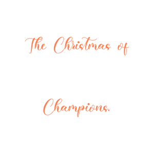 the christmas of champions quote SVG PNG design with an uplifting message