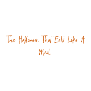 the halloween that eats like a meal quote SVG PNG design