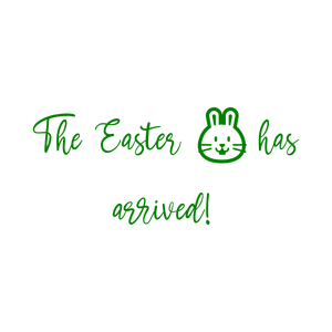 the easter has arrived quote SVG PNG design